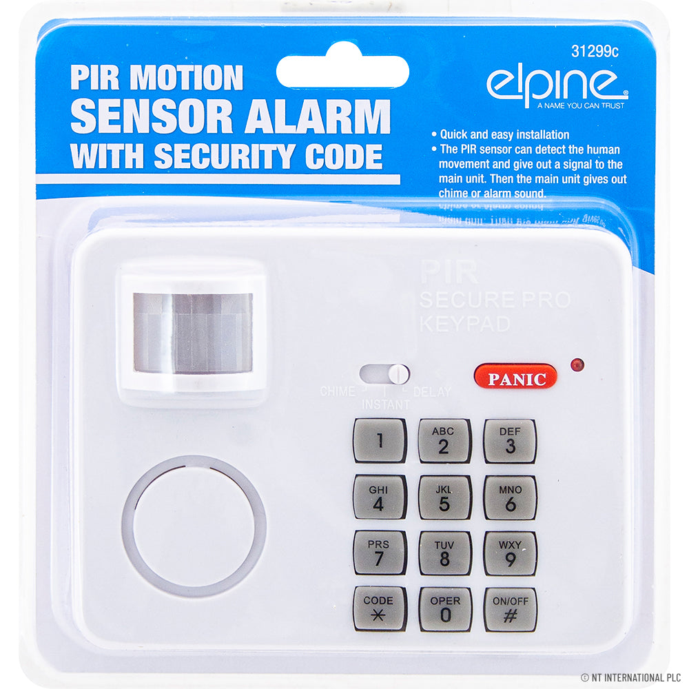 Enhance Home Security with Our PIR Motion Sensor Alarm and Security Code System