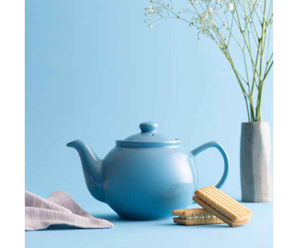 Blue 2-Cup Teapot | Elegant Ceramic Teapot for Brewing Your Favorite Teas