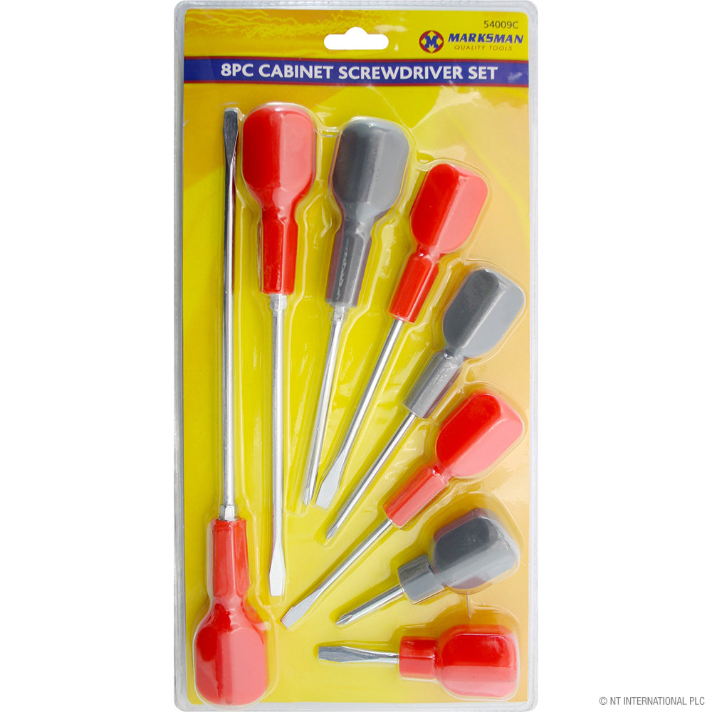 Jeu de 8 tournevis d'électricien pour les bricoleurs