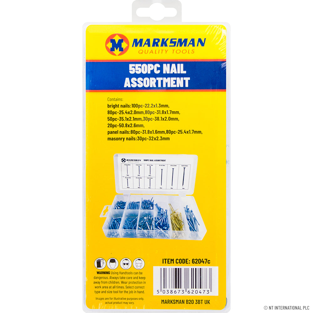 Assortiment de 550 pièces de faux ongles pour des manucures spectaculaires