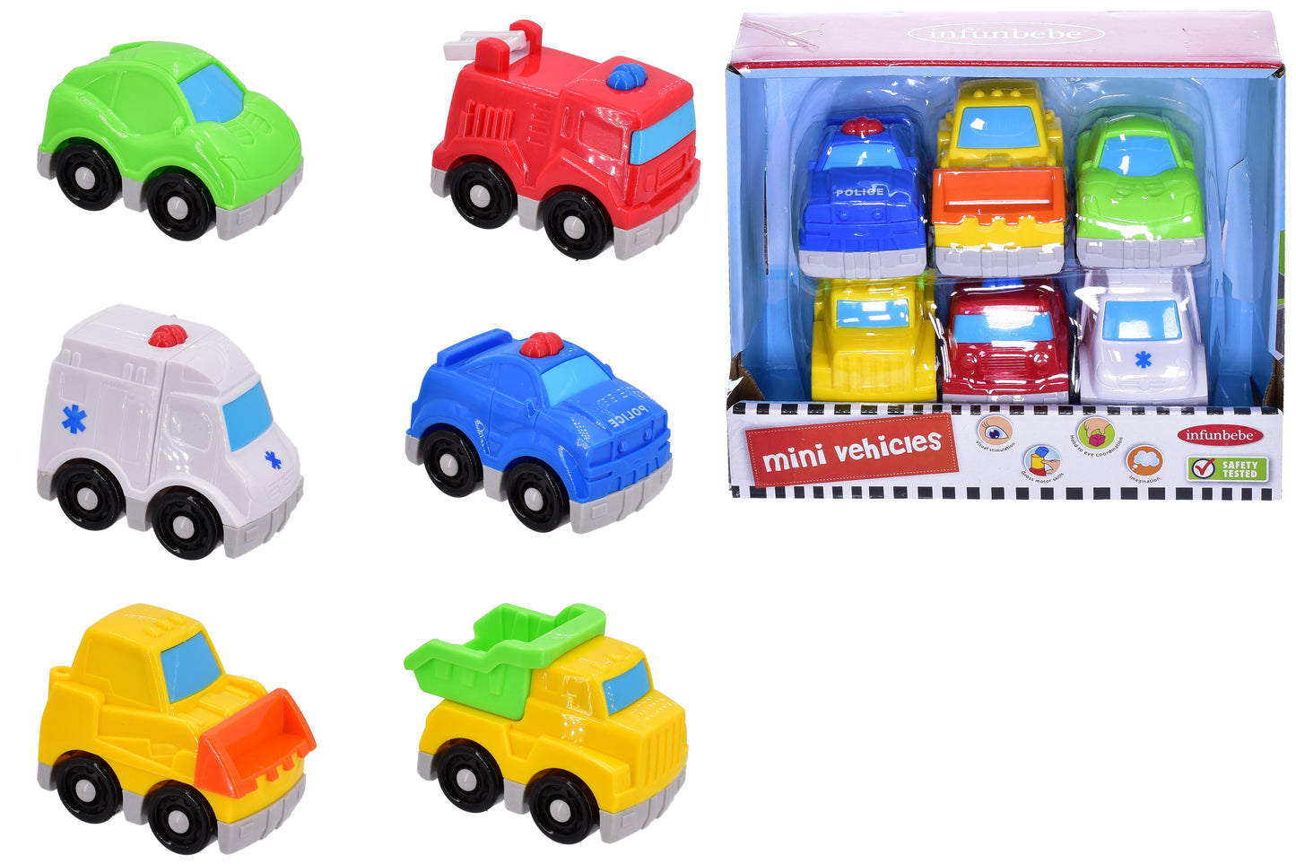 Découvrez l'amusement avec les mini-véhicules lot de 6 | Le jouet parfait pour les enfants