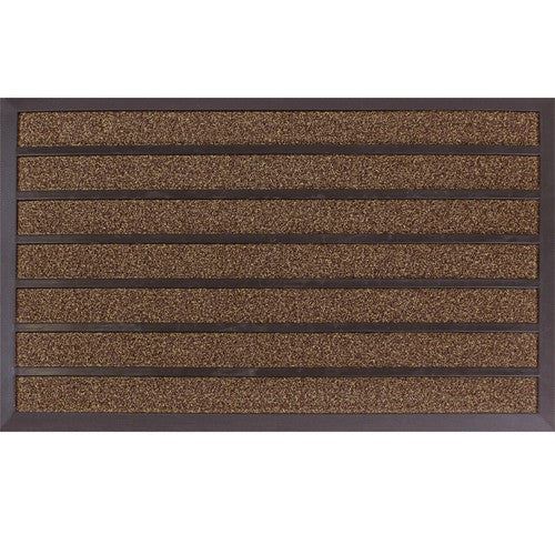 Tapis grattoir professionnel Premium anti-saleté - Marron 45x75cm - Gardez vos sols propres.