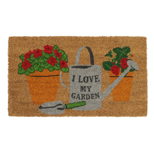 Paillasson en latex et fibre de coco - Sublimez la décoration de votre jardin | 40x70cm.