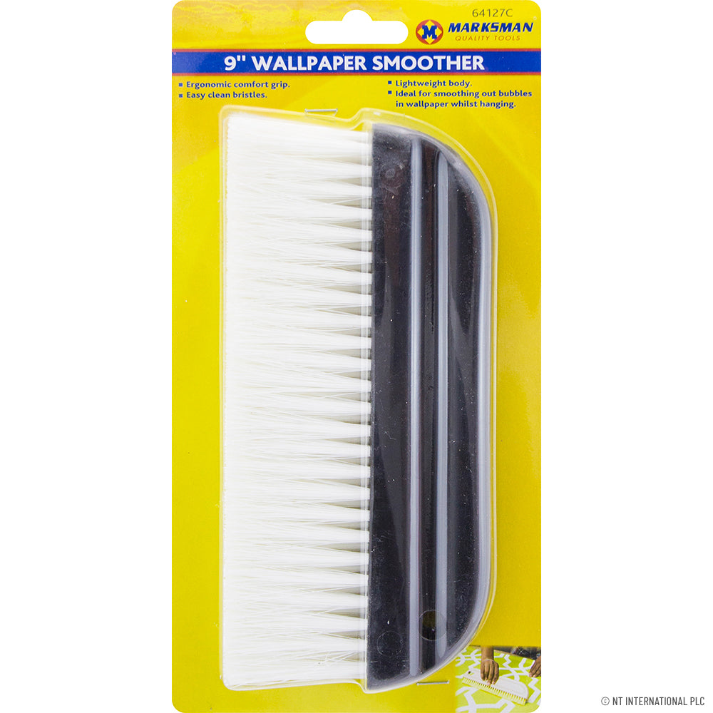 Brosse à lisser professionnelle pour papier peint de 9 pouces pour des finitions impeccables