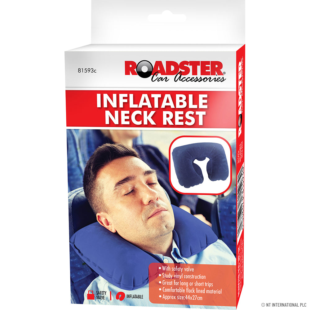 Repose-nuque gonflable - Oreiller de voyage compact 44 x 27 cm pour un confort optimal