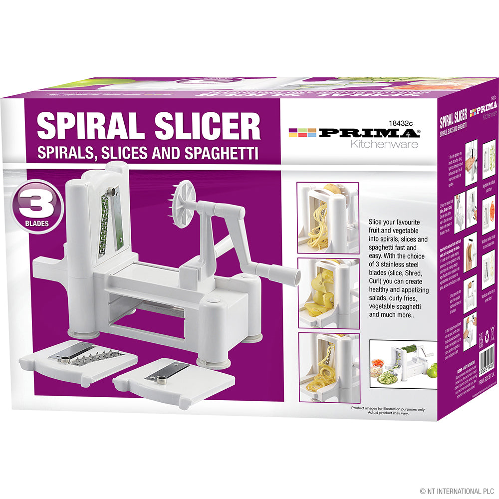 Améliorez votre expérience culinaire avec notre trancheur spiraliseur 3 lames - Parfait pour trancher et créer des délices spaghettis