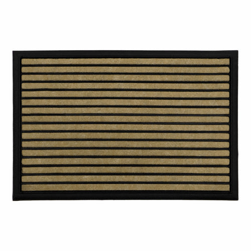 Paillasson Jvl Vienna - Design lignes élégantes 40x60cm, tapis d'entrée de haute qualité.