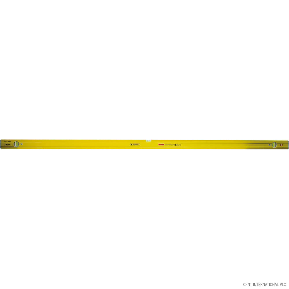 Niveau à bulle nervuré 72 po / 180 cm x 1,5 mm pour des mesures précises