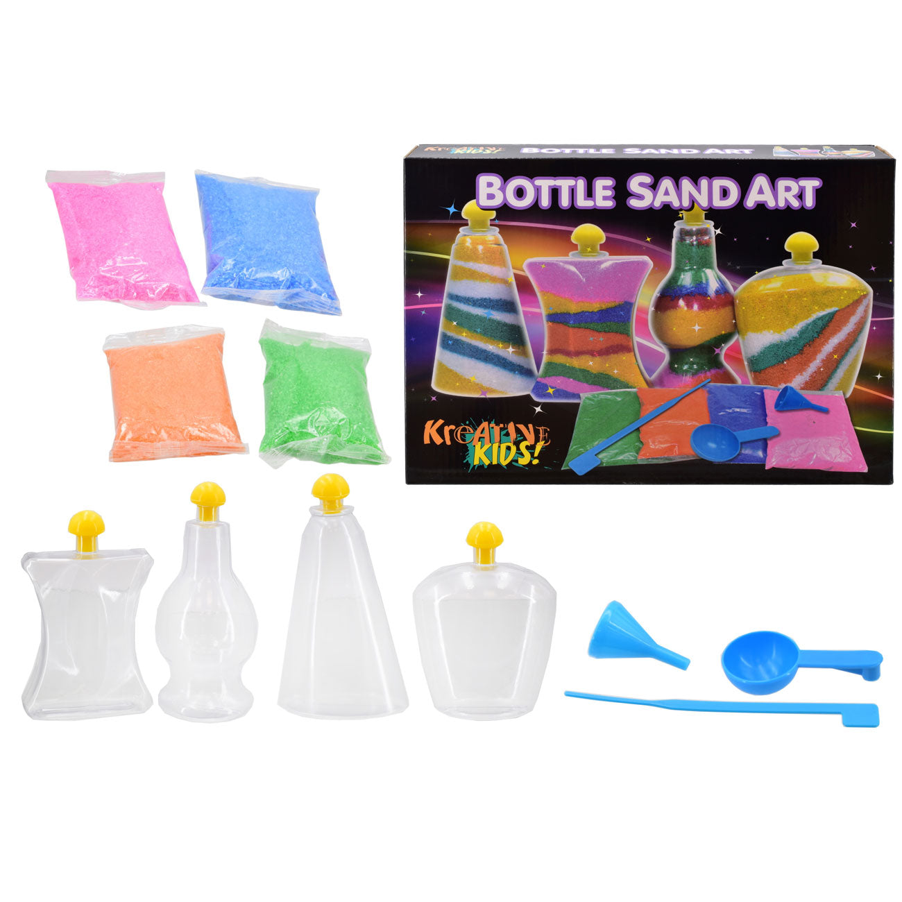 Kits d'Art sur Sable en Bouteille Uniques : Créez de Superbes Chefs-d'œuvre avec Notre Collection Colorée