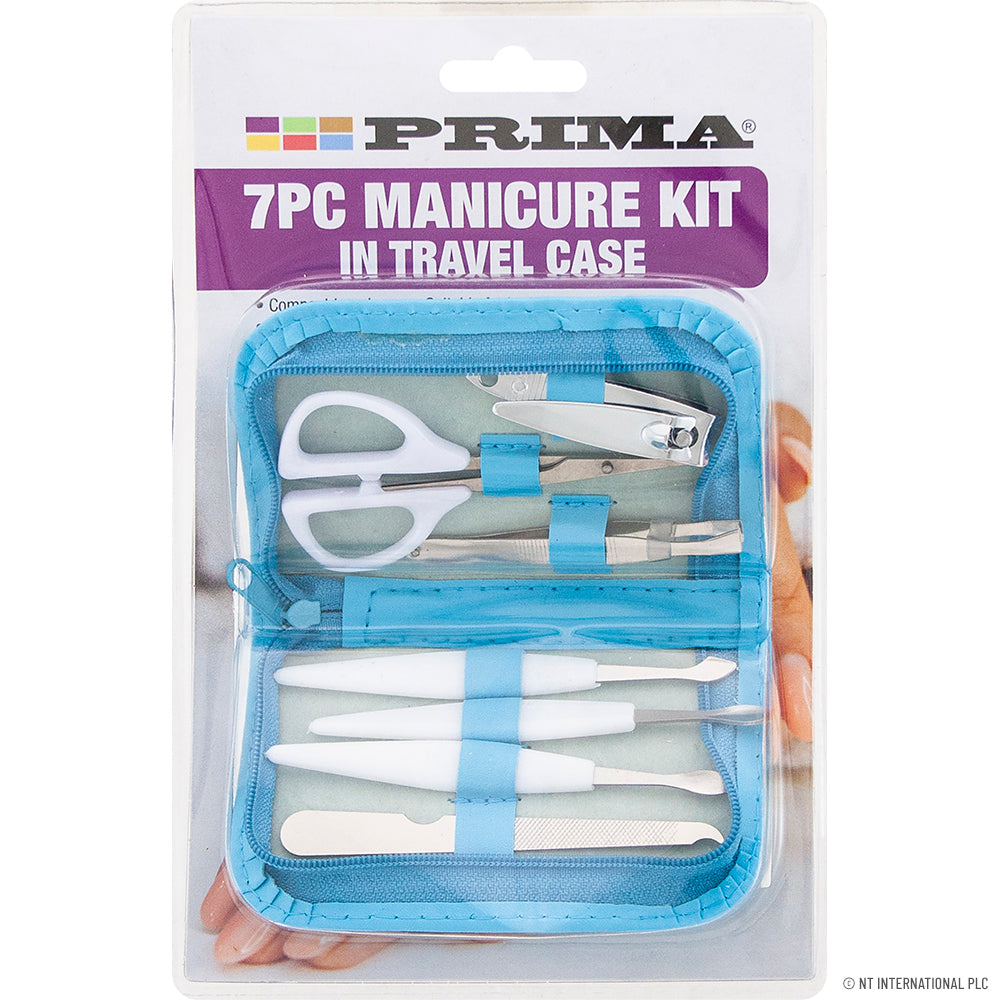 Soyez parfaitement soigné où que vous soyez avec notre set de manucure 7 pièces