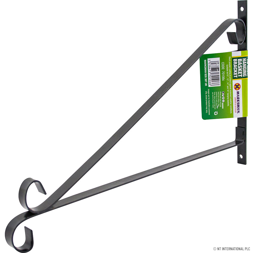 Support mural robuste de 40 cm pour panier suspendu - Achetez nos solutions haute résistance.