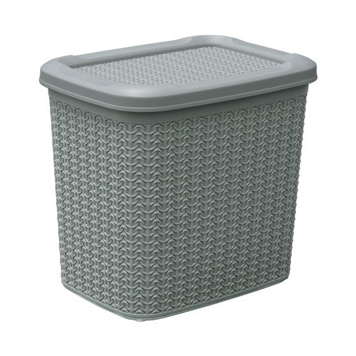Organisez avec style grâce à la boîte de rangement Loop 10L - Gris.