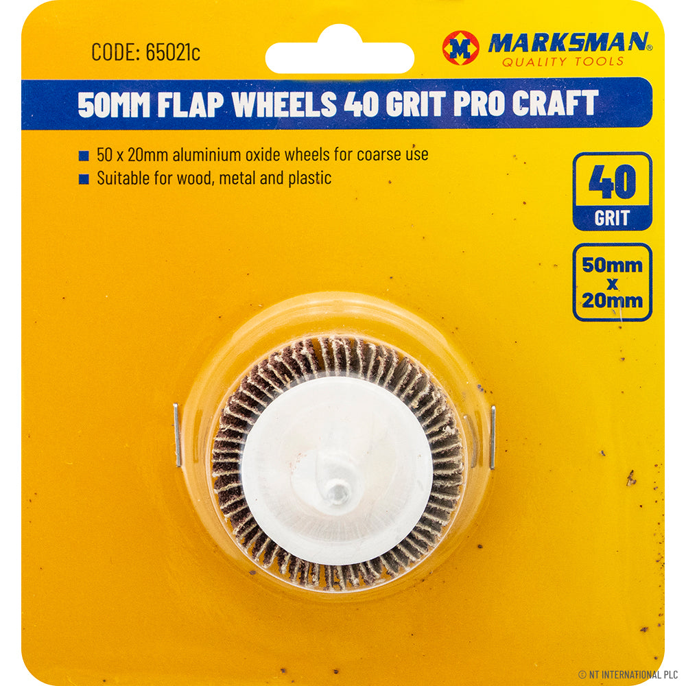 Disques à lamelles 50 mm grain 40 Pro Craft - Outils abrasifs haut de gamme pour une finition de précision