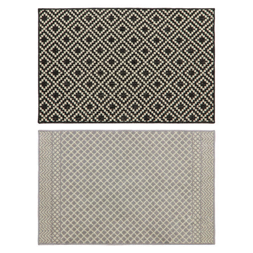 Everley Indoor Washable Rug - Assorted 80x120cm: Stylish & Practical Décor for Your Home.