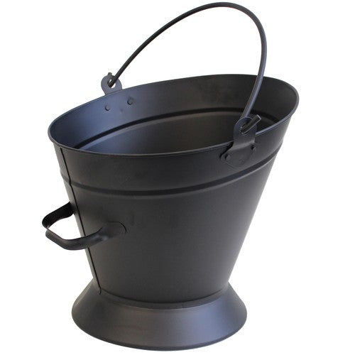 Cheviot Waterloo Coal Bucket - Black: Stylish Storage Solution.