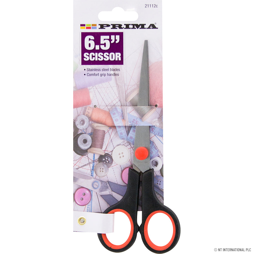 Ciseaux de 16,5 cm sur carte