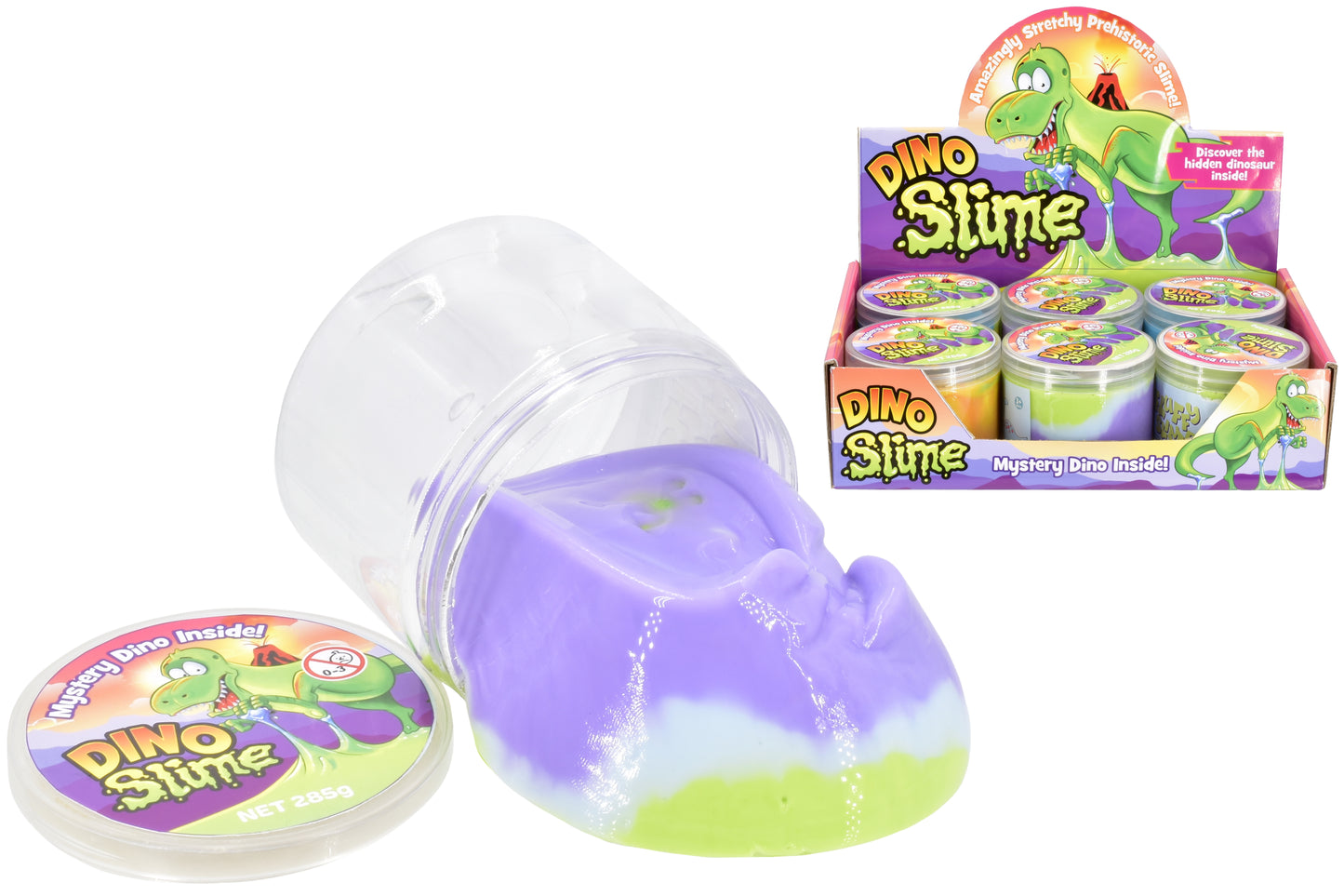 Amusez-vous avec la Pâte à Slime Dino Fluffy 285g - Parfaite pour les enfants et le soulagement du stress