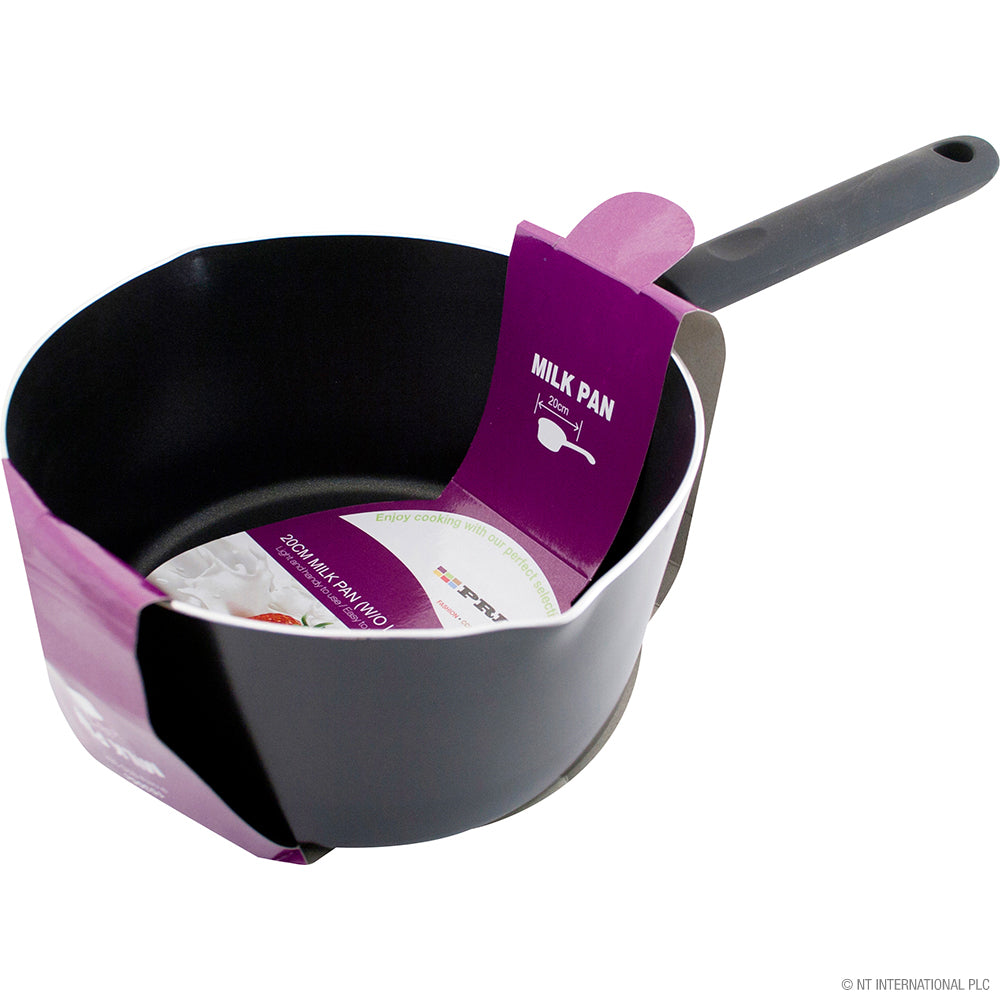 Casserole à lait antiadhésive de 20 cm – Batterie de cuisine de qualité pour une cuisson sans effort