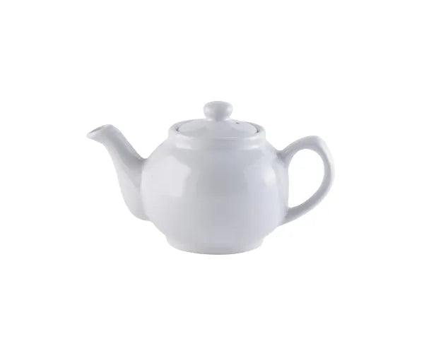 Théière Classique Blanche 2 Tasses | Théière Élégante en Porcelaine pour une Infusion Parfaite