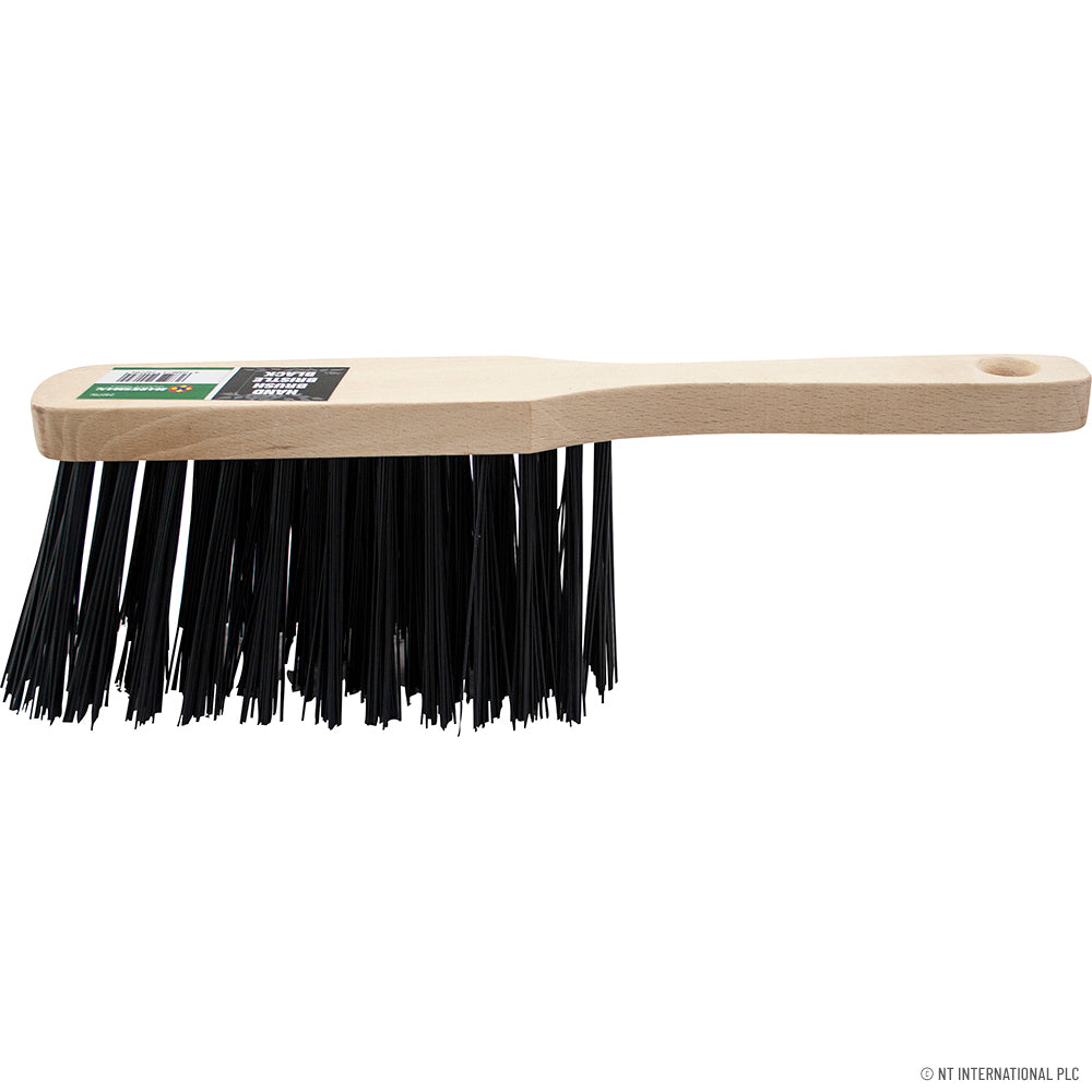 Brosse à main synthétique noire 11" de qualité supérieure - Achetez le meilleur outil de nettoyage.