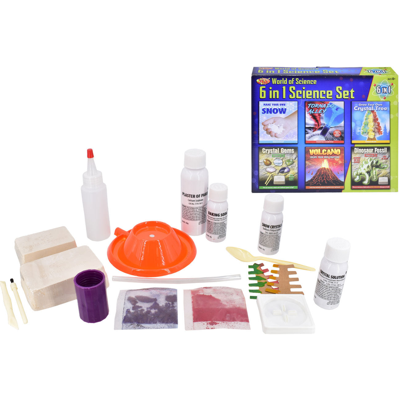 Explore, Expérimente et Apprends : Kit Scientifique 6-en-1 | Jouets Éducatifs pour Enfants