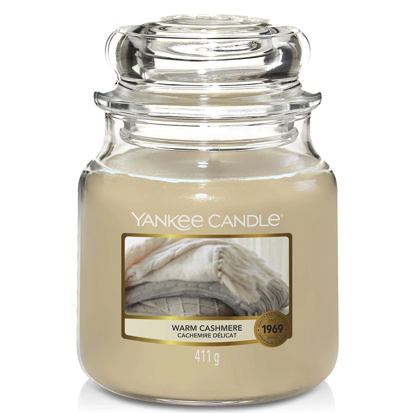 le pot moyen Cozy Cachemire Chaud - Senteur luxueuse