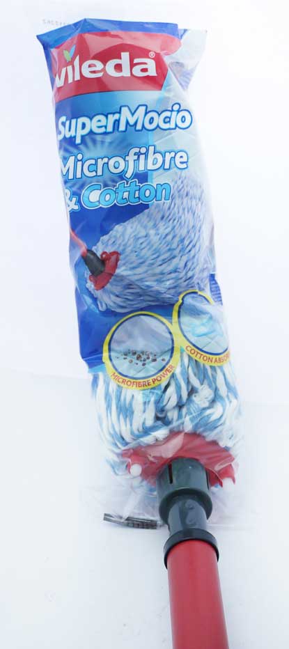 SERPILLÈRE/MANCHE VILEDA EN COTON ET MICROFIBRE