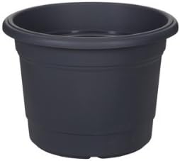 Jardinière MILANO ronde 40CM gris anthracite