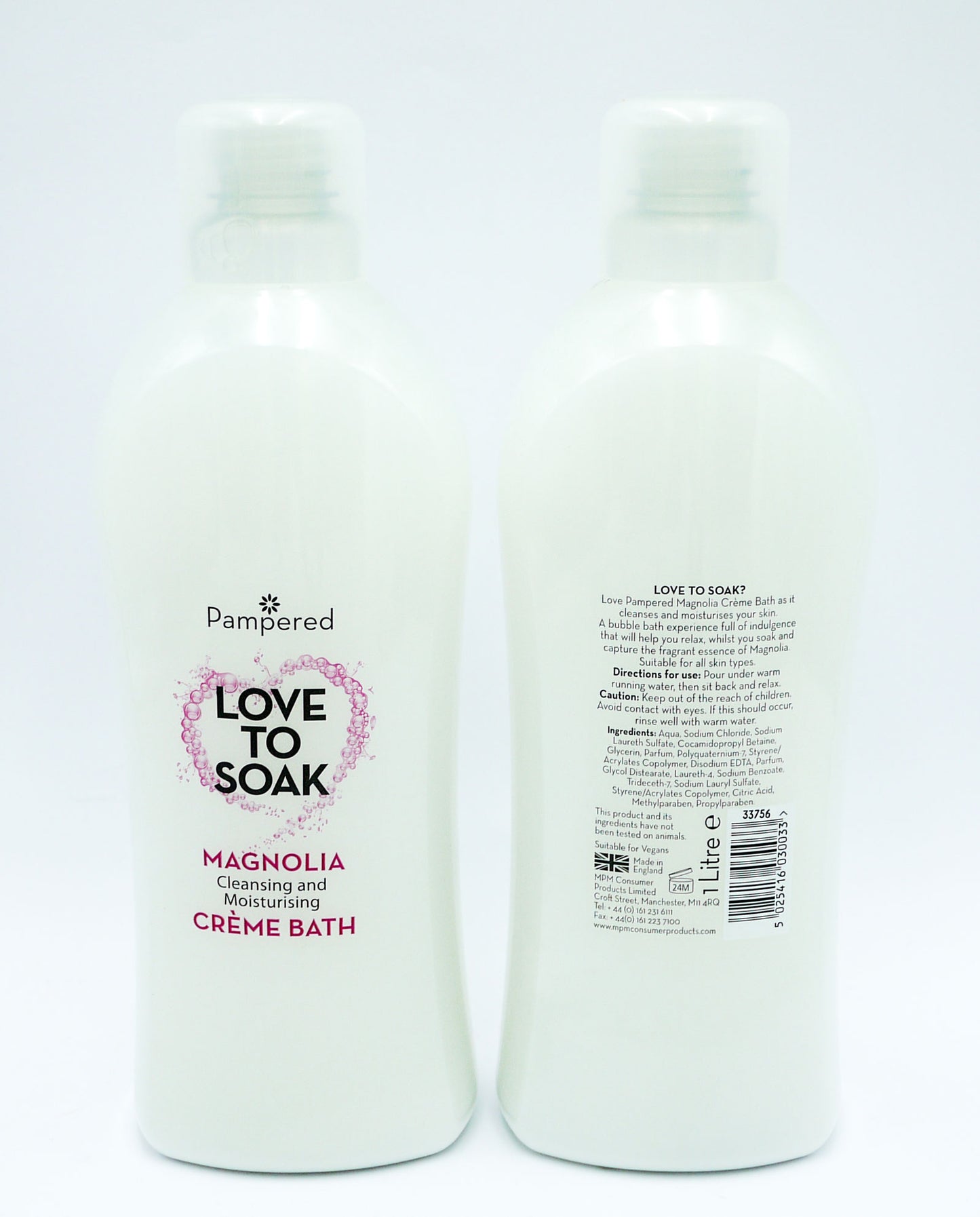 PAMPERED CREME BATH MAGNOLIA 1ltr