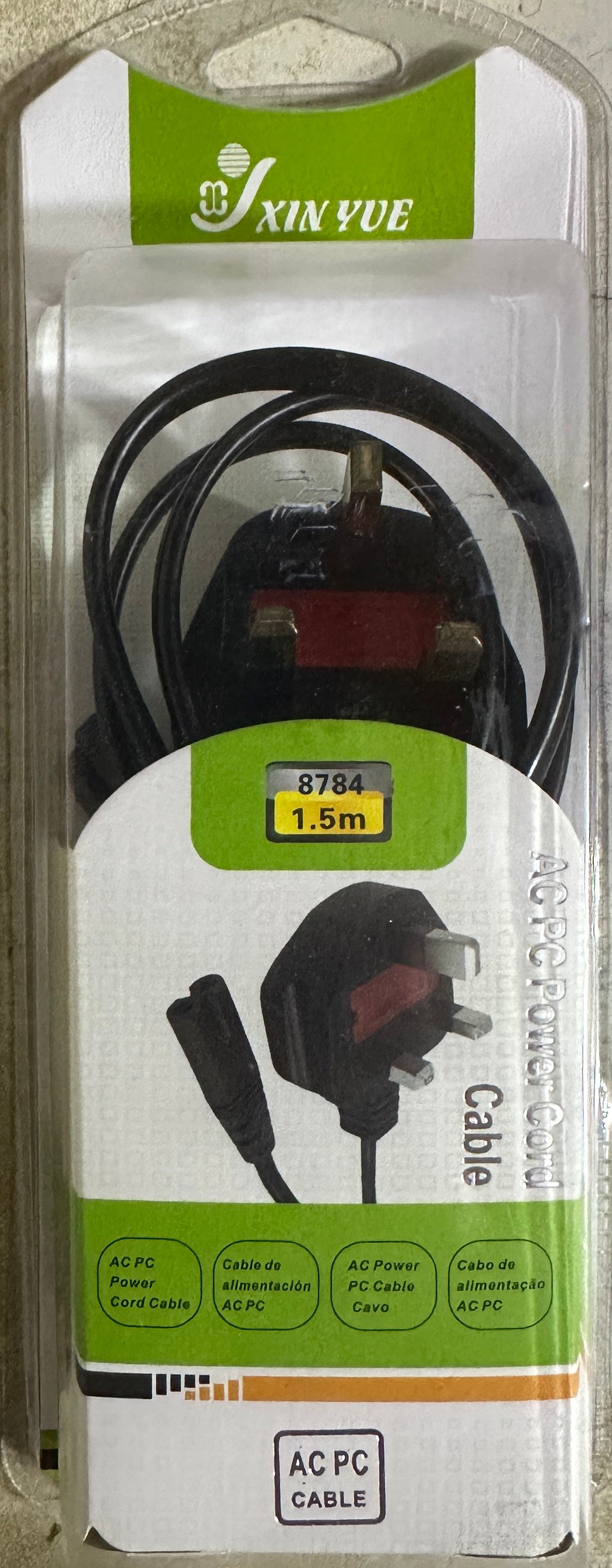 CÂBLE D'ALIMENTATION CA/PC 1,5 m