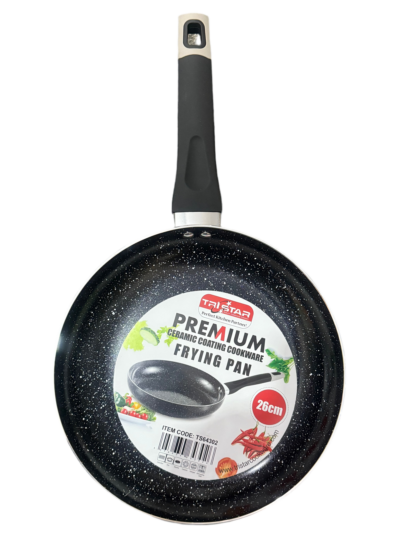 POÊLE 26 cm TRISTAR REVÊTEMENT CÉRAMIQUE PREMIUM