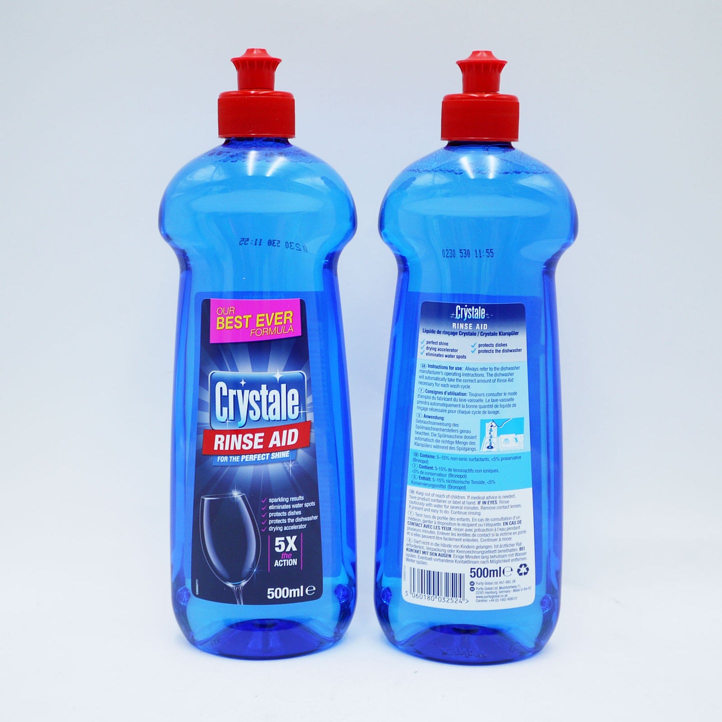 LIQUIDE DE RINÇAGE LAVE-VAISSELLE CRYSTALE 500ML