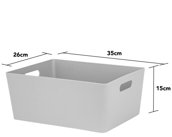 Studio Basket 5.02 Gris Froid Rectangulaire