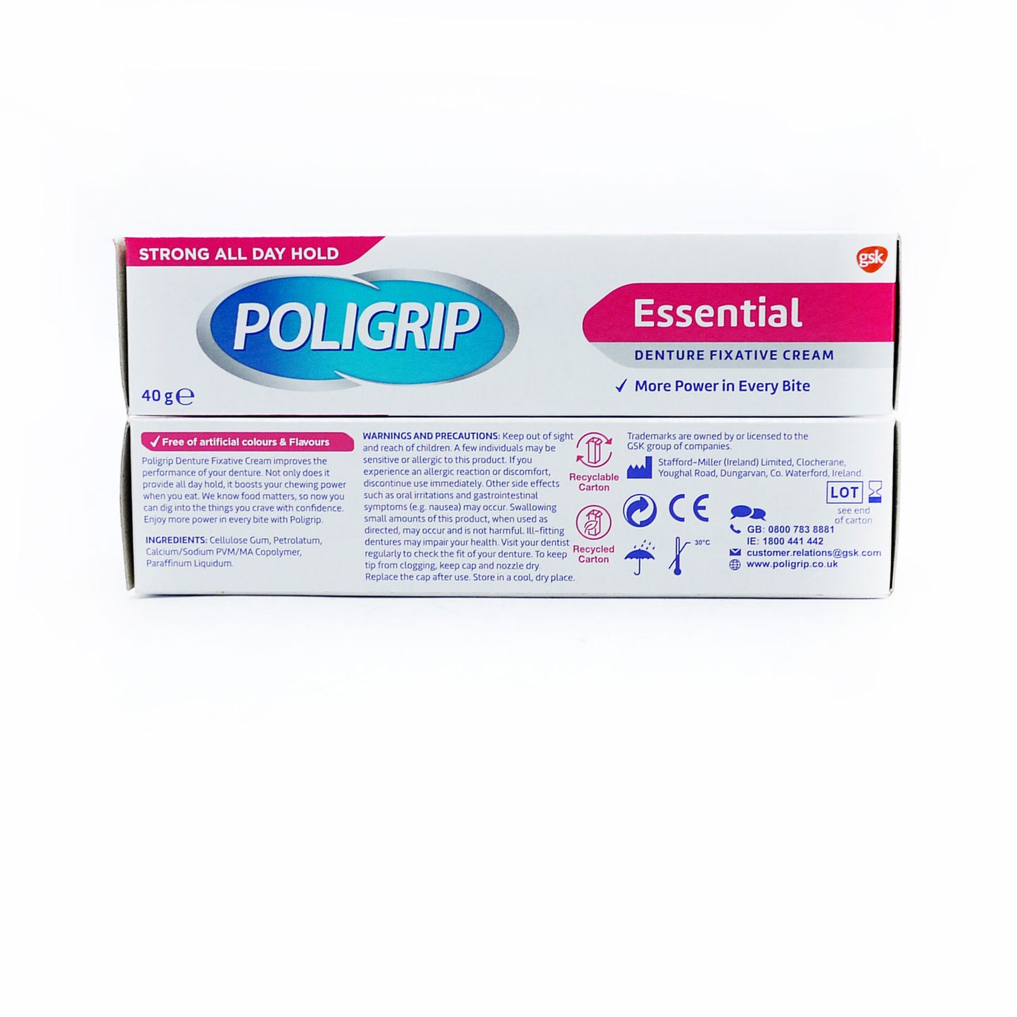 POLIGRIP FIXATIF ESSENTIEL 40 g