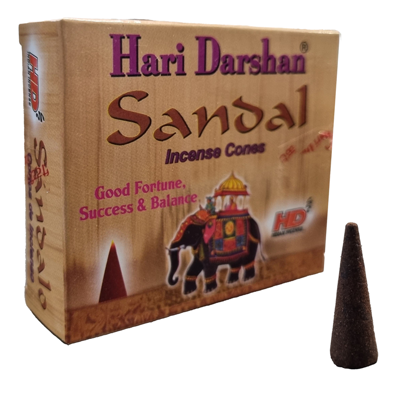 Hari Dharshan Sandal Incence Cones 10