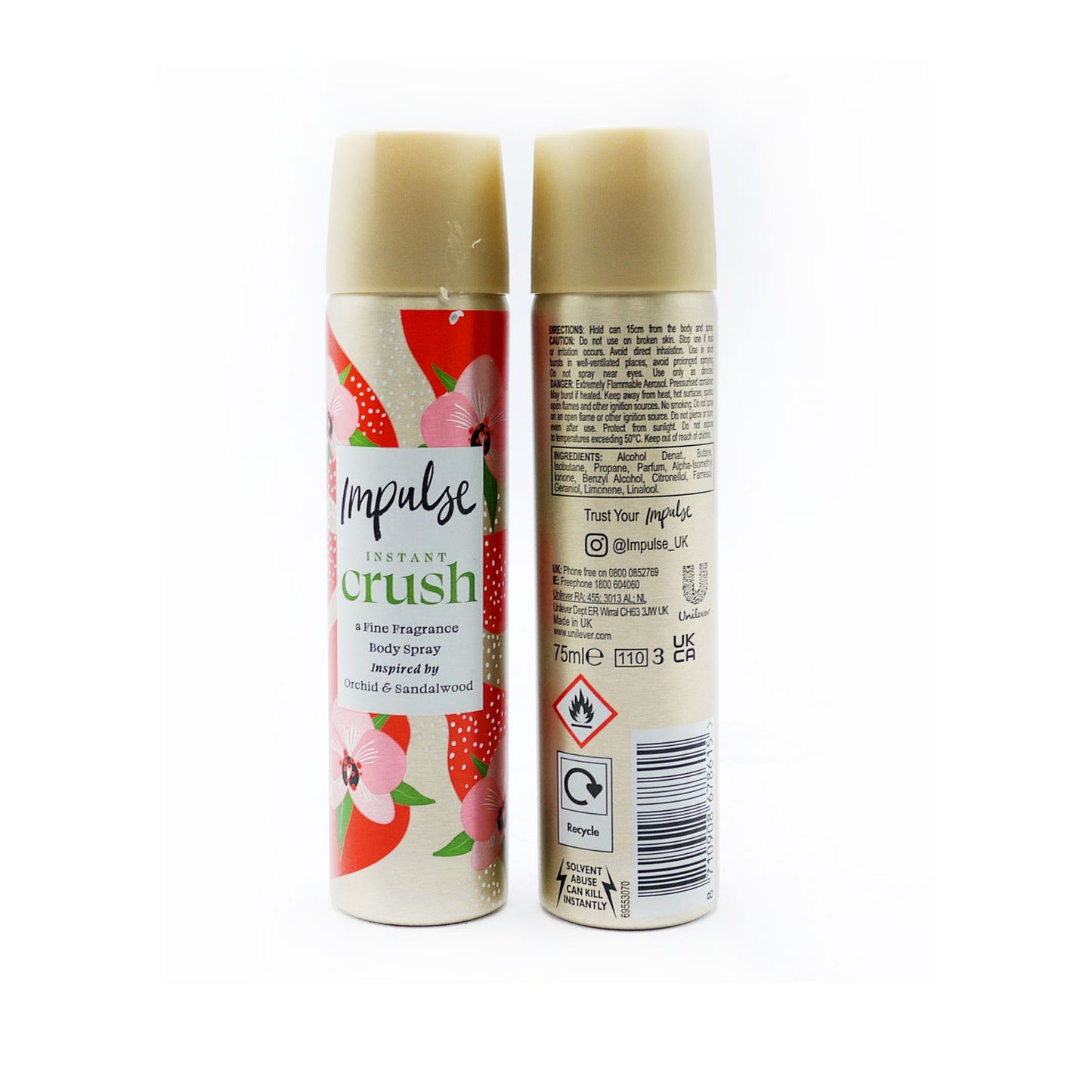 IMPULSE DÉODORANT PARFUMÉ INSTANT CRUSH 75ml