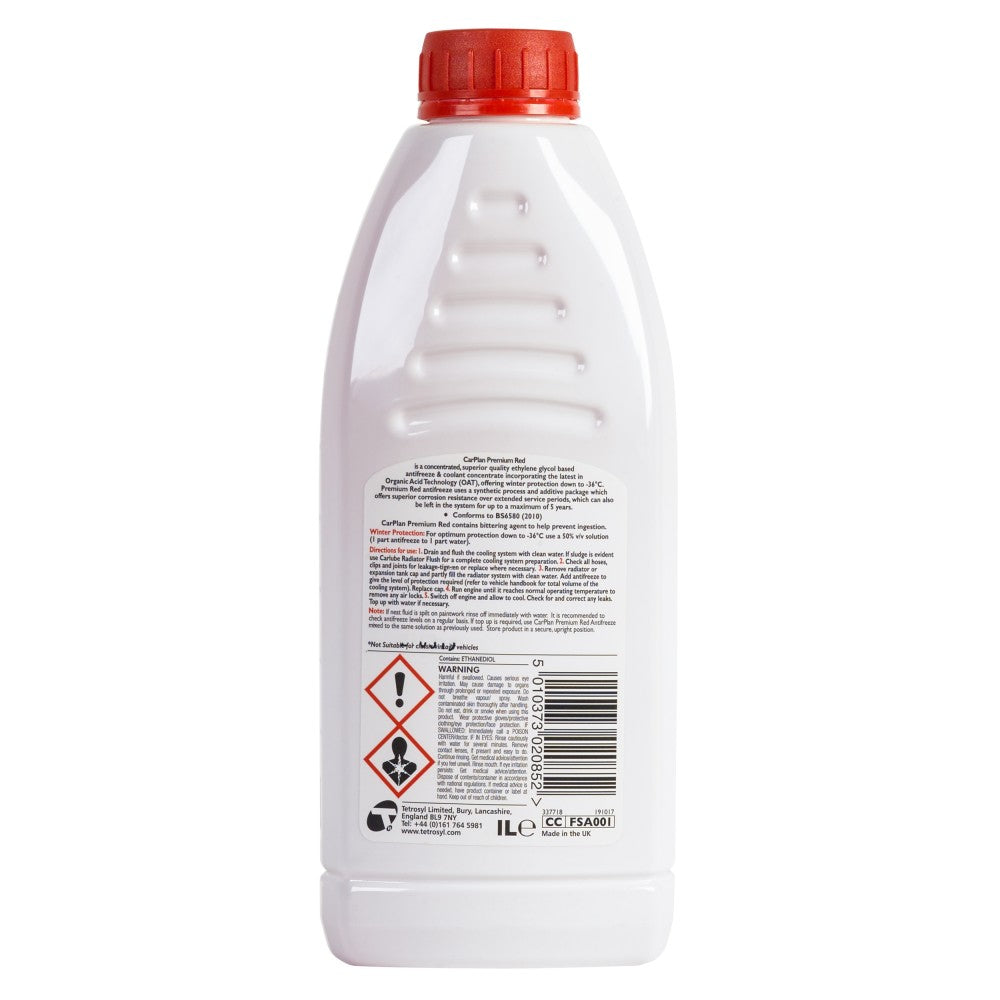 CARPLAN PREMIUM REF ANT-FREEZE & COOLANT 1ltr