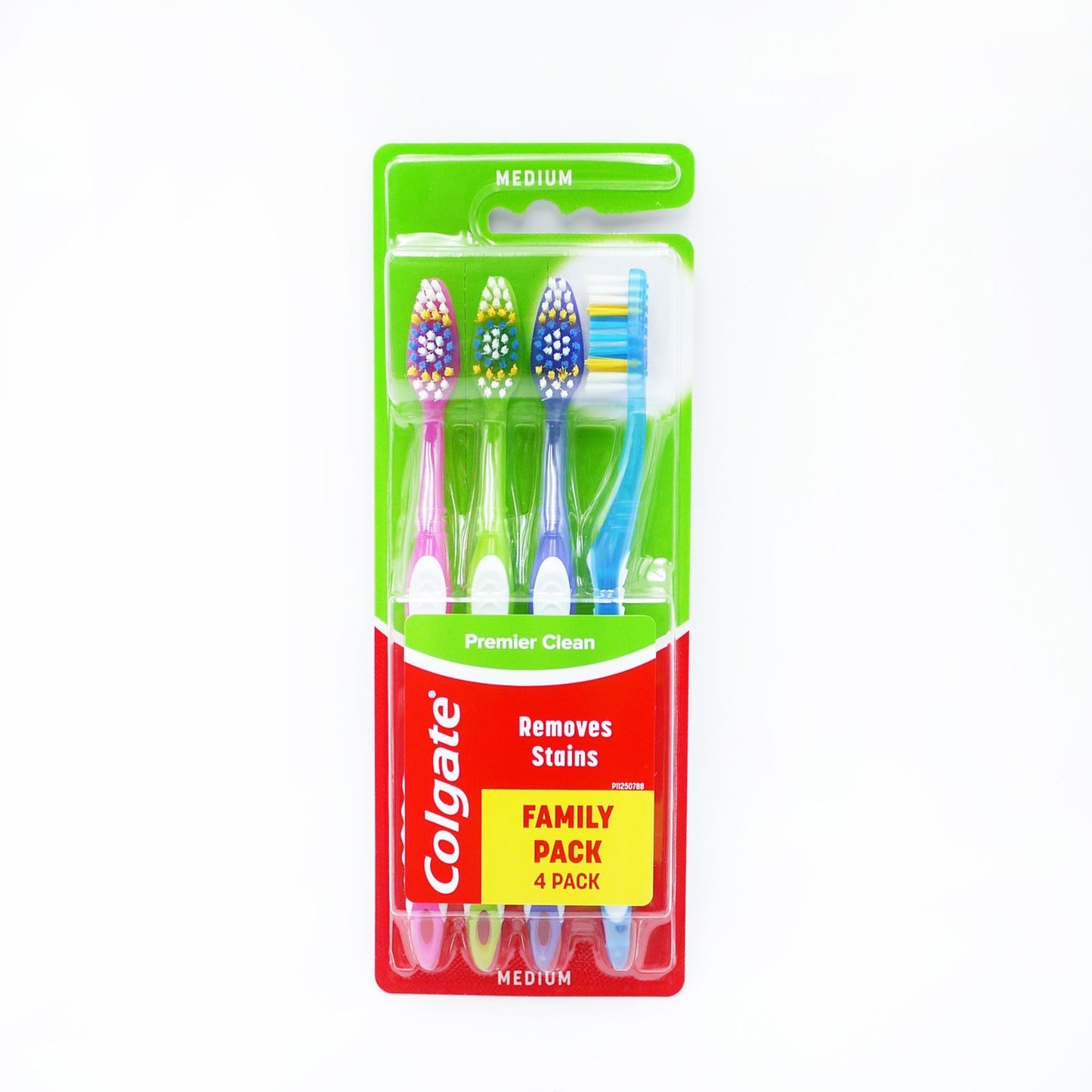 COLGATE TOOTHBRUSH PREMIER CLEAN FAMILY 4pk