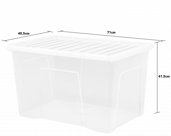 Boîte et couvercle Crystal 102 litres