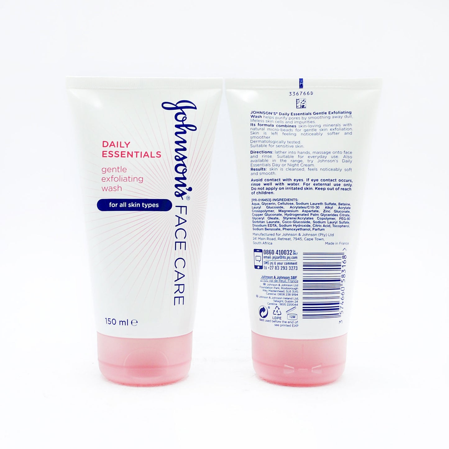 J&J NETTOYANT QUOTIDIEN EXFOLIANT VISAGE 150ML