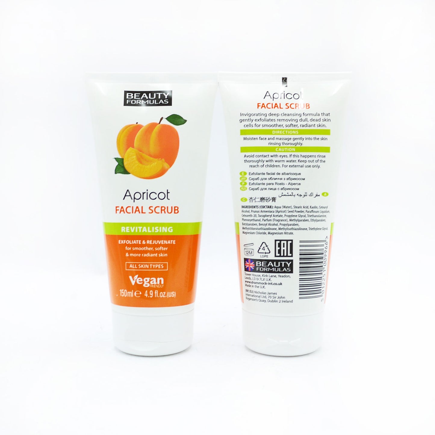 BEAUTY FORMULAS GOMMAGE VISAGE ABREUT 150ML