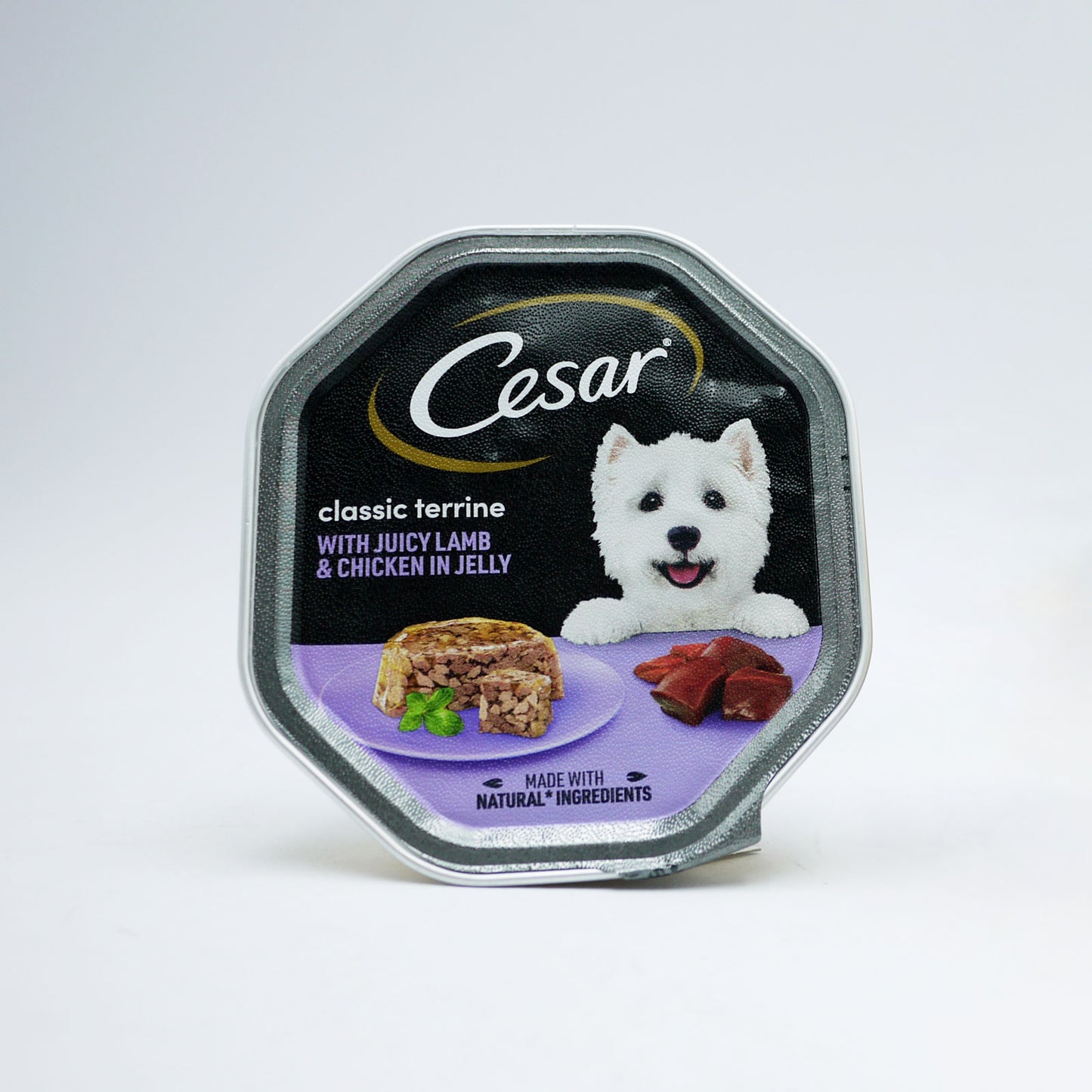 CESAR BARQUETTE AGNEAU & POULET 150G