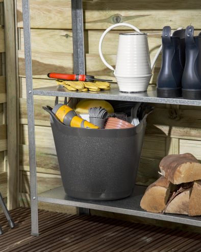 Flexi-Store 8L Graduated Round Tub Graphite
