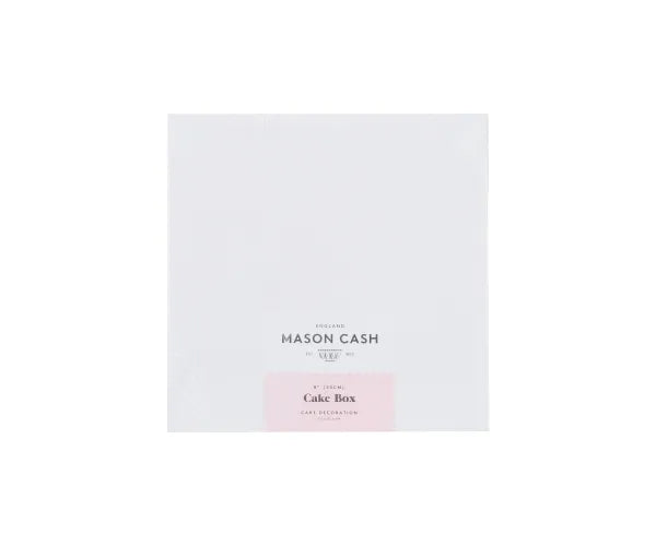 Boîte à gâteau blanche premium de 20 cm - Emballage pratique pour vos délicieuses créations.