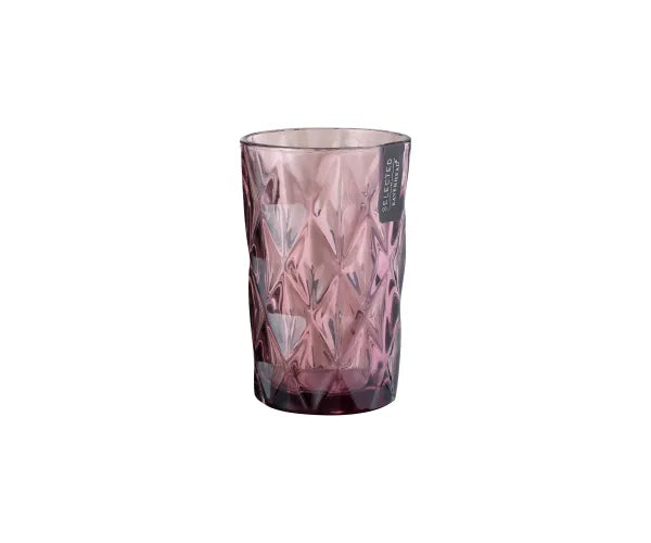 Exquisite Gemstone Amethyst Hiball Glass 34cl | Enhance Your Beverage Experience.