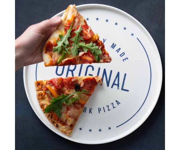 Assiette à pizza de New York de 31 cm Authentic World Foods