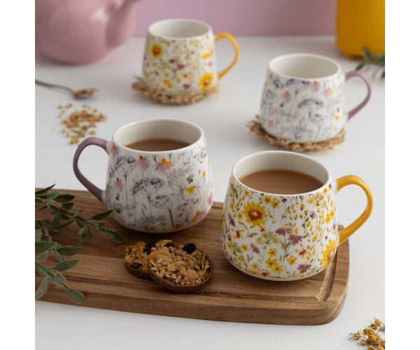 Tasse marguerite 425 ml, une tasse en céramique délicate et fleurie pour votre boisson matinale
