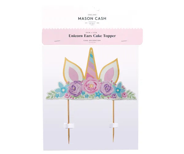 Décoration de gâteau oreilles de licorne magiques - Ajoutez de l'enchantement à votre fête