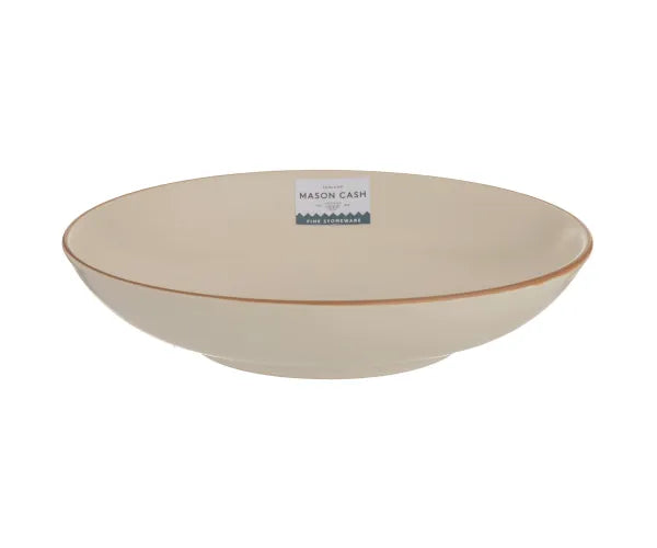 Élégant bol à pâtes crème 23 cm - Collection Classique.
