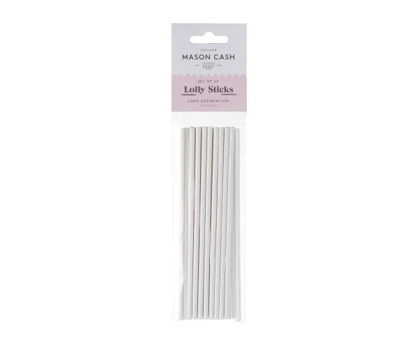 Lot de 20 bâtonnets de sucette blancs de 15 cm | Matériel de bricolage.